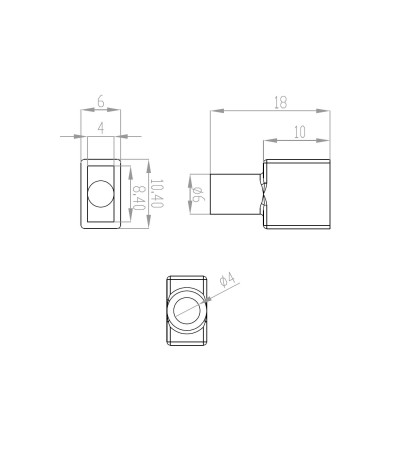 Bouchon Passe-câbles Ruban LED Néon Largeur 4 mm IP65 NFLEX4 - 167909 - vue 6