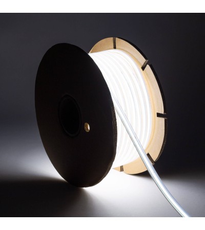 Ruban LED Dimmable 220V COB Auto-Redressement 320 LED/m BOBINE 50m 14W/m 1120lm/m SILICONE FLEX Largeur 10mm Coupe 25cm…