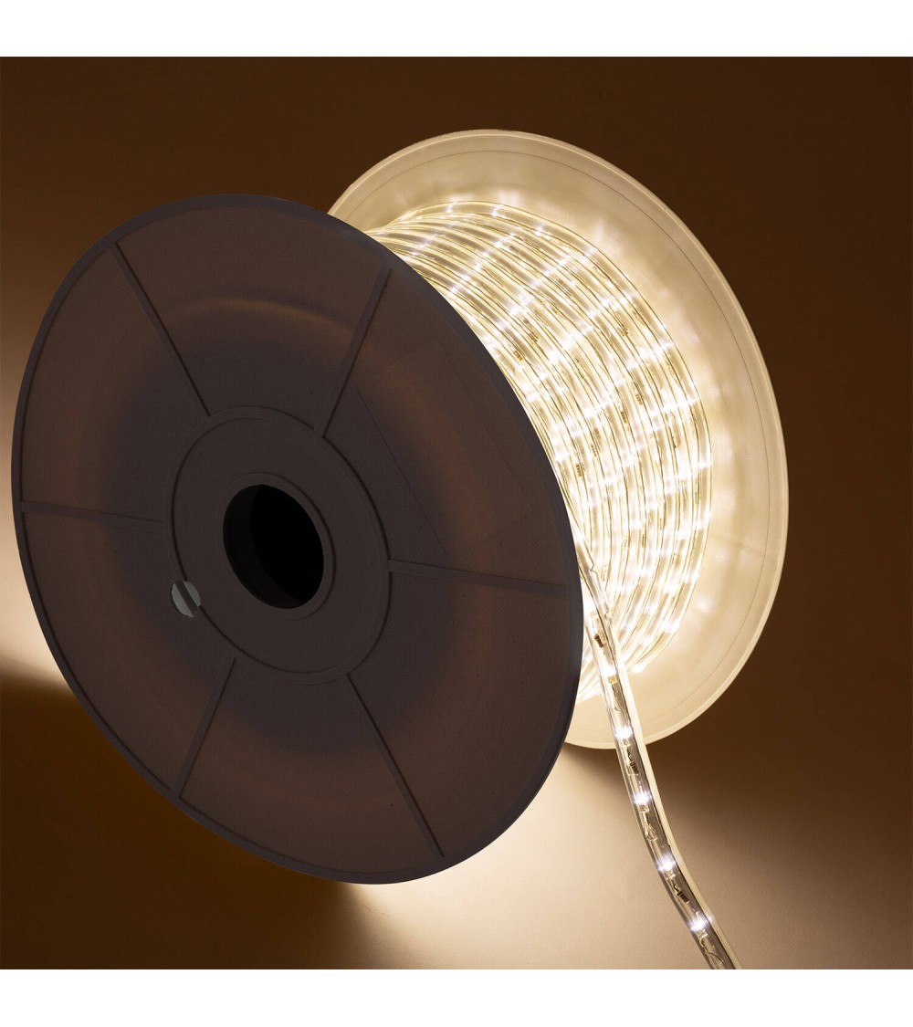Gaine LED Ronde 220V 36 LED/m BOBINE 50m Coupe 100cm IP65 - 168050 - vue 1