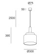 Suspension KEOPS 1 Body Vast LEDS-C4 00-9035-CV-A1 - 168108 - vue 3
