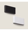 Applique Murale Extérieure LED 12W Aluminium Rectangulaire Éclairage Double Face Luming - 168419 - vue 8