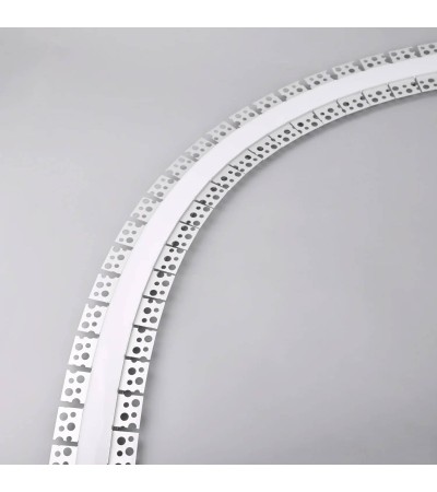 Profilé Aluminium Flexible Intégration Plâtre/Placo pour Ruban LED jusqu'à 10 mm