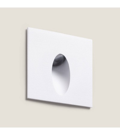 Balise Murale Extérieure LED 3W Encastrable Aluminium Carrée Adam