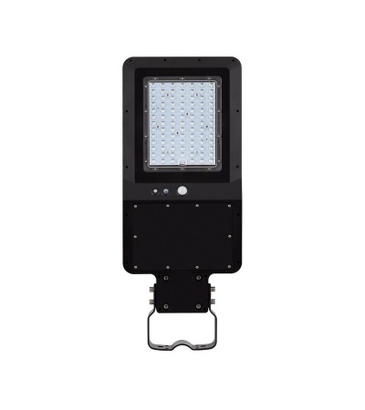Lampadaire LED Solaire 4800lm 120 lm/W avec Détecteur de Présence et Crépusculaire - 53917 - vue 5