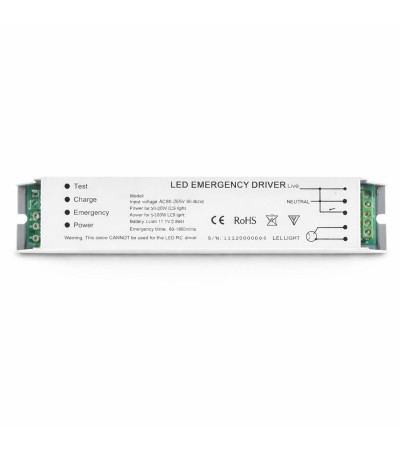 Driver de Secours pour Tubes et Réglettes LED jusqu'à 20W