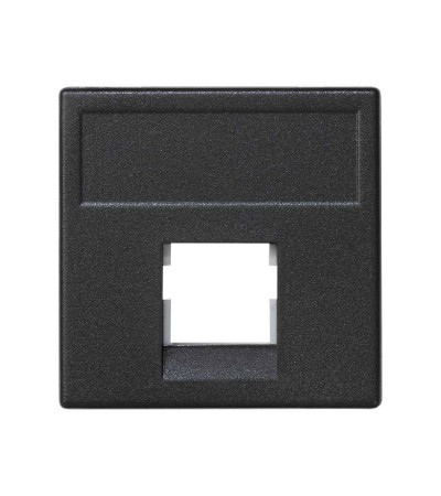 Embellisseur Vocal et Données 1 élément pour Connecteur RJ45 3M Simon K45 - 173726 - vue 1