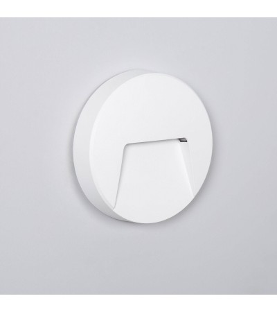 Balise Extérieure LED 3W Saillie Murale Rond Nilsa - 173929 - vue 1