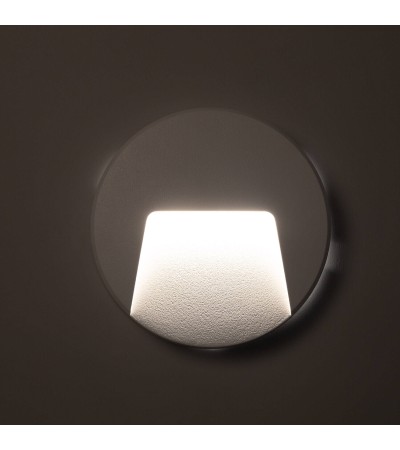 Balise Extérieure LED 3W Saillie Murale Rond Nilsa - 173929 - vue 6