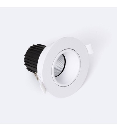Downlight Rond Inclinable LED 9 W Coupe Ø 75 mm