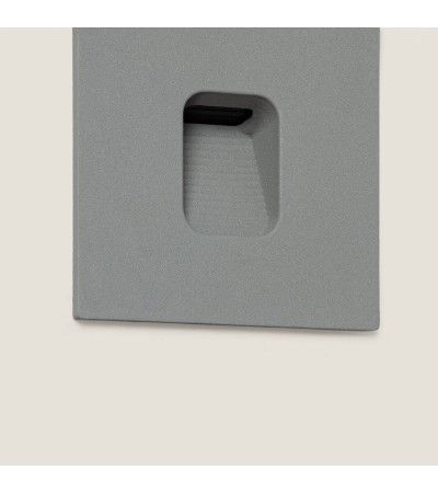 Balise Extérieure LED 2W Encastrable Murale Carrée Olite - 174061 - vue 8