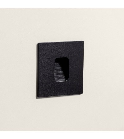 Balise Extérieure LED 2W Encastrable Murale Carrée Olite - 174061 - vue 12