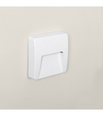 Balise Extérieure LED 3W Murale Saillie Carrée Nilsa - 174154 - vue 1