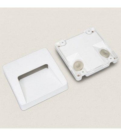 Balise Extérieure LED 3W Murale Saillie Carrée Nilsa - 174154 - vue 7
