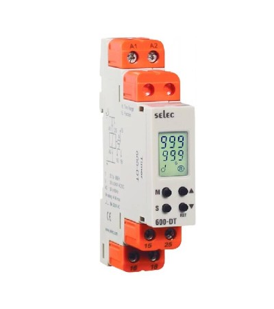 Relais Temporisateur Multifonction LCD Numérique 600DT-CU Industriel/Tertiaire/Résidentiel MAXGE - 174352 - vue 1
