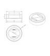 Collerette pour Spots 2 Tailles 72mm – 100mm AF29 - 174387 - vue 3