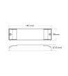 Convertisseur RF vers DALI DT6/DT8 avec BUS intégré SKYDANCE DA-ML Compatible avec Bouton-poussoir - 174726 - vue 3