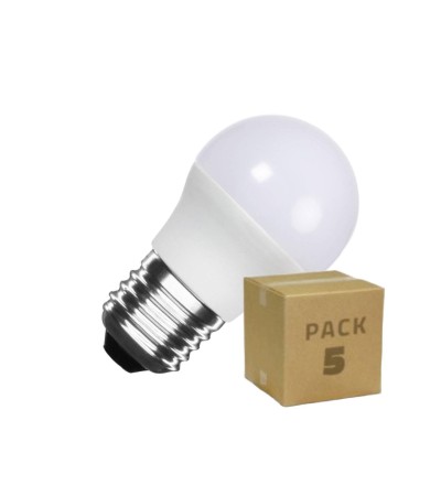 Pack de 5 Ampoules LED E27 4W 360 lm G45