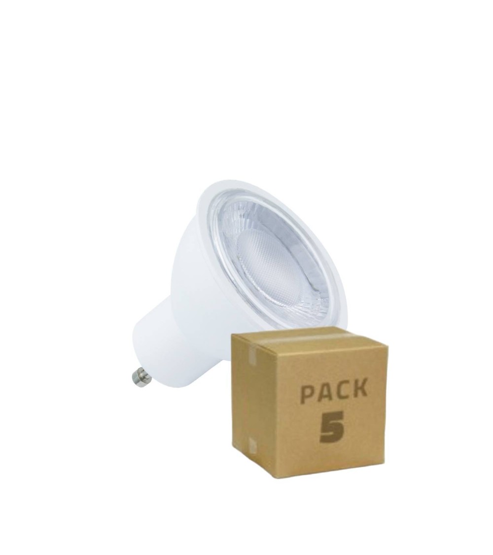 Pack de 5 Ampoules Dimmable LED GU10 5W 430 lm 100º - 174792 - vue 1