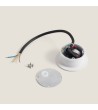 Balise Murale Extérieure LED 3W Encastrable Aluminium Ronde Olite - 174867 - vue 7