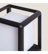 Balise Extérieure E27 Muret Aluminium 21 cm INDO - 175029 - vue 2