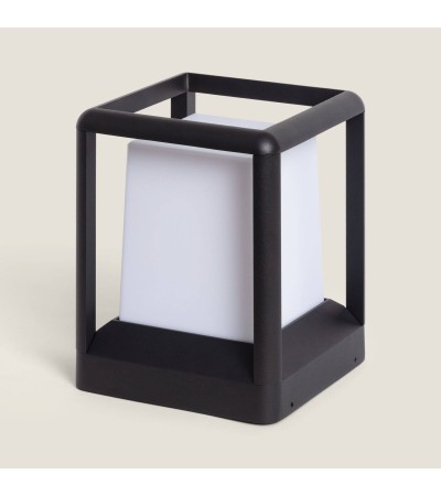 Balise Extérieure E27 Muret Aluminium 21 cm INDO - 175029 - vue 3