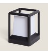 Balise Extérieure E27 Muret Aluminium 21 cm INDO - 175029 - vue 3