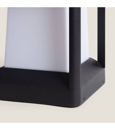 Balise Extérieure E27 Muret Aluminium 21 cm INDO - 175029 - vue 5