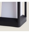 Balise Extérieure E27 Muret Aluminium 21 cm INDO - 175029 - vue 5