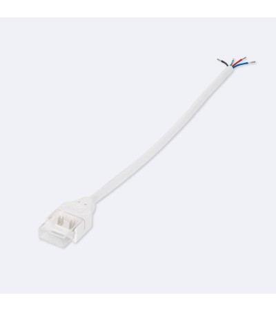 Connecteur Hippo avec Câble pour Ruban LED RGB 220V WCOB Silicone FLEX Largeur 12 mm