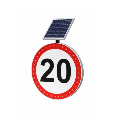 Signalisation Solaire de Vitesse Maximale 3W IP54 - 176482 - vue 3