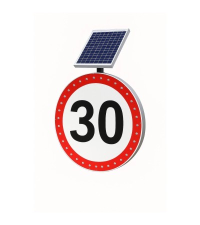 Signalisation Solaire de Vitesse Maximale 3W IP54 - 176482 - vue 8