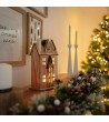 Maisonnette de Noel LED Bois Rumah - 94515 - vue 1