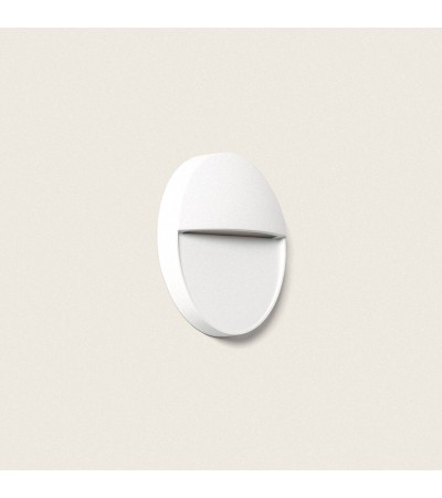 Applique Murale Extérieure LED 3W Saillie Rond Jade - 177009 - vue 2