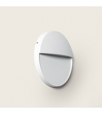 Applique Murale Extérieure LED 3W Saillie Rond Jade - 177009 - vue 3