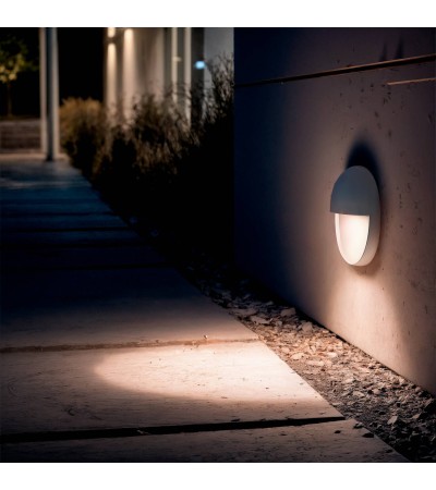 Applique Murale Extérieure LED 3W Saillie Rond Jade - 177009 - vue 4