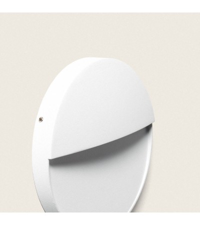 Applique Murale Extérieure LED 3W Saillie Rond Jade - 177009 - vue 6