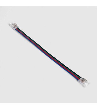 Connecteur pour Ruban LED 24V RGB SMD Largeur 8mm IP20 Double avec Câble