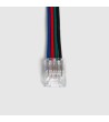 Connecteur pour Ruban LED 24V RGB SMD Largeur 8mm IP20 Double avec Câble - 177066 - vue 4