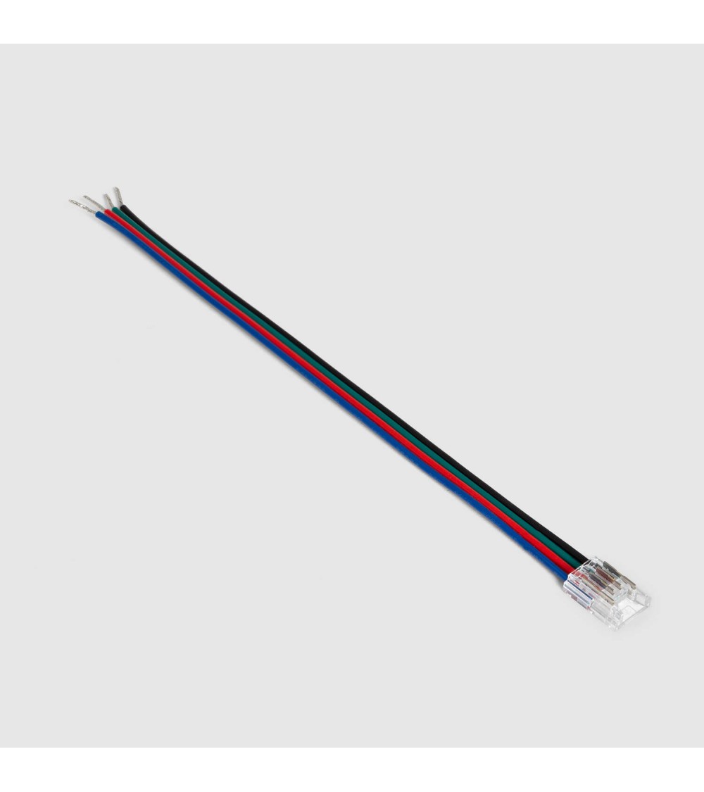Connecteur pour Ruban LED 24V RGB SMD Largeur 8mm IP20 avec Câble - 177076 - vue 1