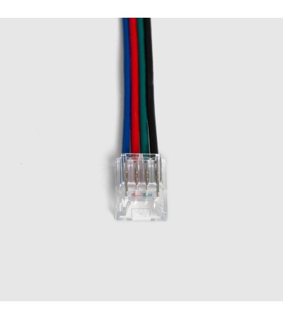Connecteur pour Ruban LED 24V RGB SMD Largeur 8mm IP20 avec Câble - 177076 - vue 4