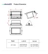 Downlight Orientable Rectangulaire LED SAMSUNG Noir LIFUD - 177496 - vue 8
