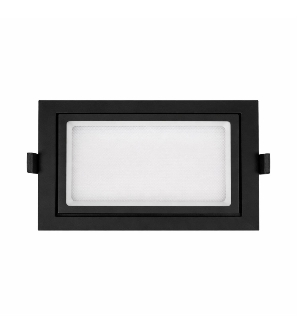 Downlight LED Rectangulaire Orientable Puce OSRAM Noir - 177521 - vue 1