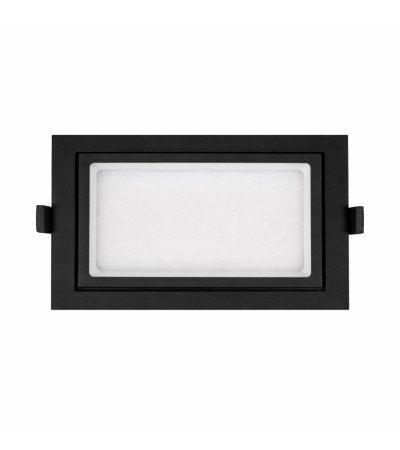 Downlight LED Rectangulaire Orientable Puce OSRAM Noir - 177521 - vue 9