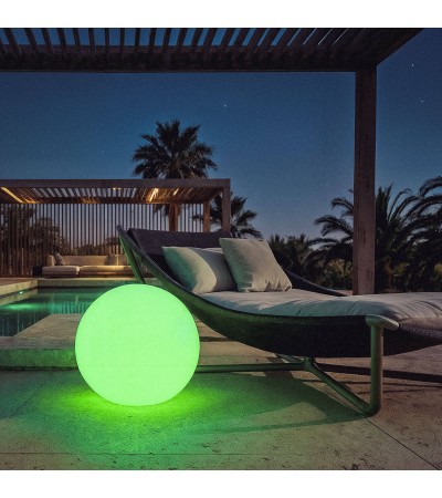 Lampe Sphérique Décorative Boule de Lumière LED RGB Evan Orb - 177522 - vue 11