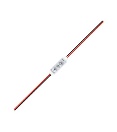 Mini Contrôleur Variateur Ruban LED 12/24V DC Monochrome