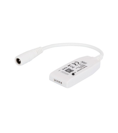 Mini Contrôleur Variateur Ruban LED 12/24V DC Monochrome WiFi - 61769 - vue 4