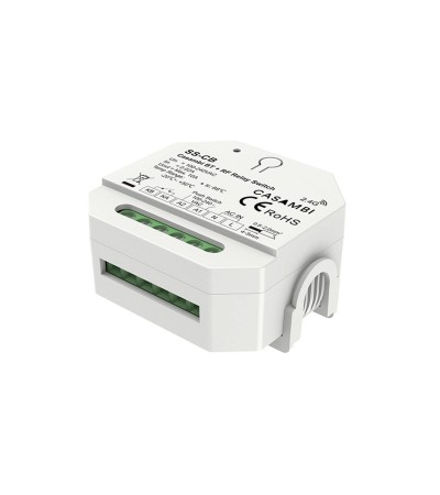 Interrupteur Casambi Bluetooth ON/OFF 1 canal SKYDANCE SS-CB compatible avec Télécommande RF et Bouton-poussoir - 177612…