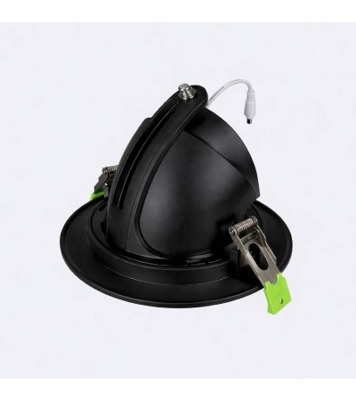 Downlight LED Rond Orientable Chip OSRAM 120 lm/W LIFUD Coupe Ø 160 mm Noir - 177676 - vue 6