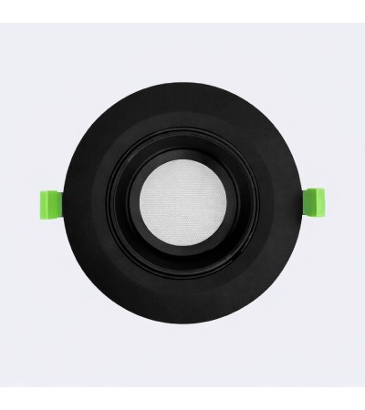 Downlight LED Rond Orientable Chip OSRAM 120 lm/W LIFUD Coupe Ø 160 mm Noir - 177676 - vue 10