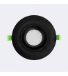 Downlight LED Rond Orientable Chip OSRAM 120 lm/W LIFUD Coupe Ø 160 mm Noir - 177676 - vue 10